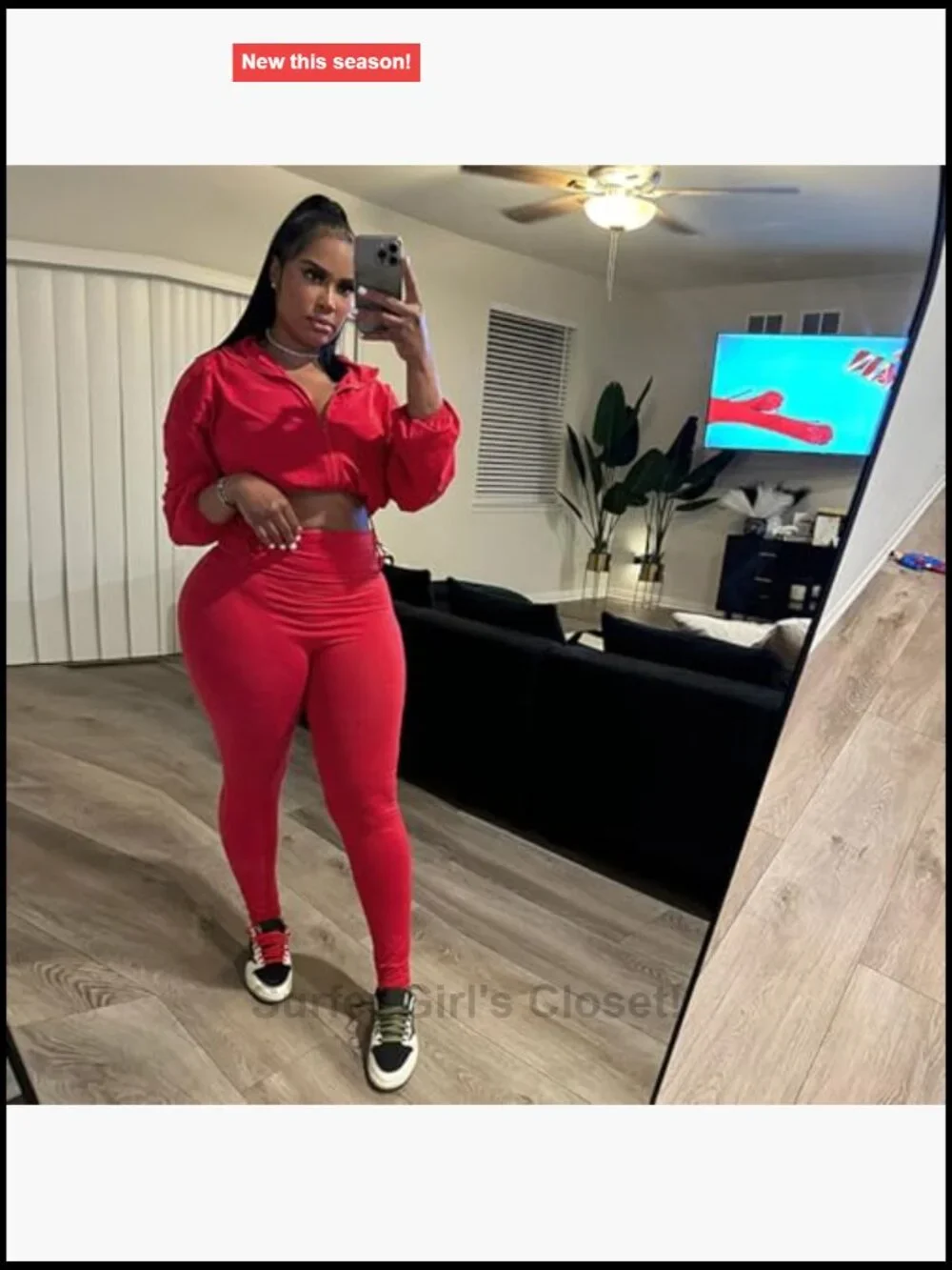 2 Piece Outfits Tracksuit Zip Up Crop Jacket Bodycon Pant Set Workout Activewear